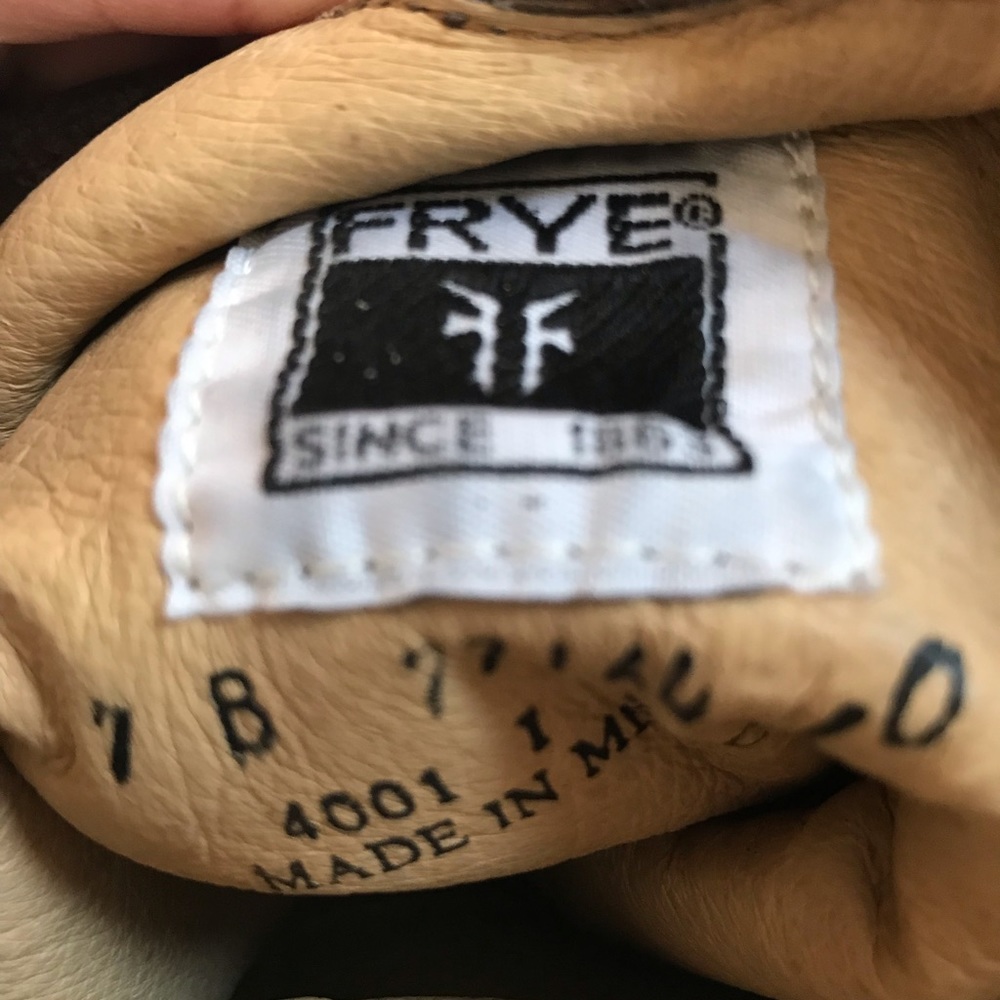 Distressed Frye Riding Boots - Picture 4 of 4
